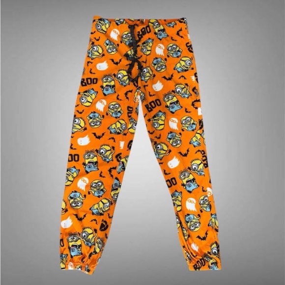 T.J.Maxx Orange Minion Halloween Pajama Pants - Picture 1 of 4